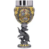 Nemesis Now Harry Potter Hufflepuff Hogwarts House Collectable Goblet, Harz, Gelb, Silber, 1.25 picometer