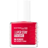 Maybelline New York Super Stay Ink Bonder 008 Passionate Red – langanhaltender Nagellack für starke Nägel und intensive Farbe, 12.3 ml