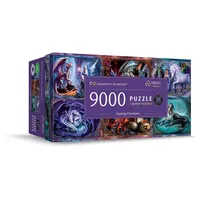 Trefl Prime - Anne Stokes, Fantasie Kreaturen 9000 Elemente, Großes Spiel, Dickster Karton, Bio, EKO, Unterhaltung für Erwachsene und Kinder ab 12 Jahren, Mehrfabrig