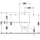 Duravit D-Code Stand-WC mit WC-Sitz Weiß