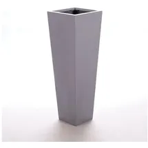 eleganteinrichten Pflanzkübel 38 x 38 x 100 cm Grau