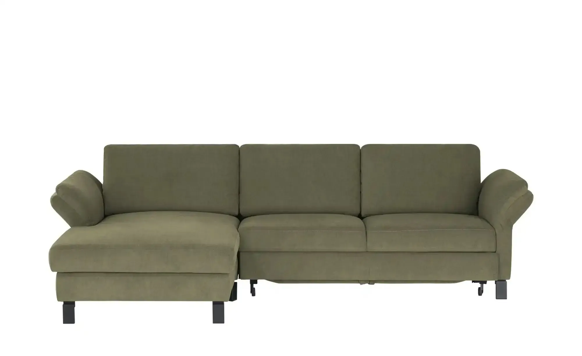 medium Ecksofa  Medium ¦ grün ¦ Maße (cm): B: 250 H: 78 T: 162