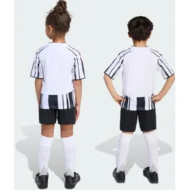 adidas Juventus Turin Minikit 2025/26 Heimtrikot Kinder weiß/schwarz Gr. 110