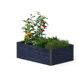 upyard Hochbeet GardenBox I-Box ca. B120/H40/T80 cm, Schwarz