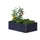 upyard Hochbeet GardenBox I-Box ca. B120/H40/T80 cm, Schwarz