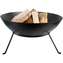 Esschert Design Feuerschale mit Dreibein Ø 60 cm schwarz