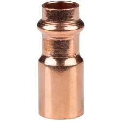 Kupfer Pressfitting Reduzierstück 18 x 15 mm V+M-Kontur DVGW