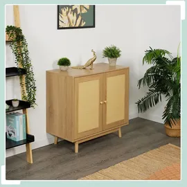 Relaxdays Sideboard 75 x 80 x 40 cm Natur