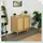 Relaxdays Sideboard 75 x 80 x 40 cm Natur