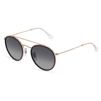 Ray Ban Ray-Ban RB3647N Round Double Bridge Legend 51mm legend gold-gold/grey (RB3647N-923871)