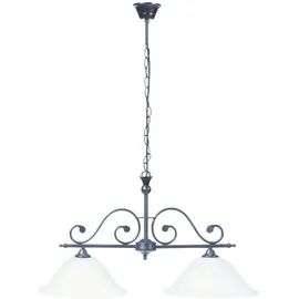 Rabalux Dorothea 2-flg. E27 60 cm Landhausstil schwarz