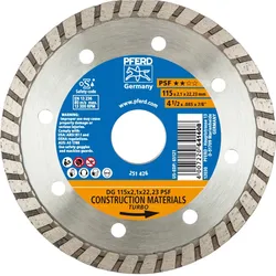PFERD Diamant-Trennscheibe DG PSF zum Trennen von Stein/Beton - 68011222
