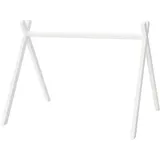 roba Baby-Spielbogen nach Montessori Baby Gym & Activity Center aus Holz weiß lackiert - Spieltrapez