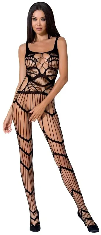 PASSION  Woman BS058 Bodystocking Schwarz One Size