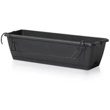 Spetebo Balkon Blumenkasten 60 x 20 x 20 cm Anthrazit