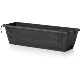 Spetebo Balkon Blumenkasten 60 x 20 x 20 cm Anthrazit