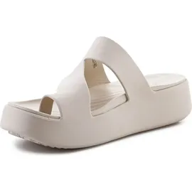 Crocs Getaway Platform Toe Loop Badesandalen Sandstone 39-40