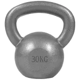 GORILLA SPORTS Kettlebell 2 bis 32 kg Gewichte, Einzeln/Set, Gusseisen, Bodenschonend silberfarben