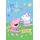 Peppa Pig Kuscheldecke 100 x 150 cm Blau/Mehrfarbig