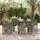vidaXL Gartenmöbel-Set 5-tlg. Grau