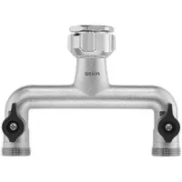 Geka Wasserverteiler 3-Fach Messing