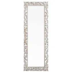 Spiegel Retro 170x60 handgeschnitzt aus Mango-Massivholz