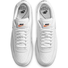 Nike Court Vintage Sneaker Herren in white-black-total orange, 42.5