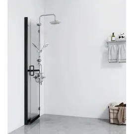 vidaXL Faltbare begehbare Duschwand Transparentes ESG Glas 90x190 cm