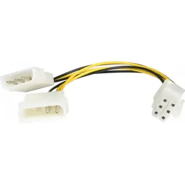 Startech StarTech.com 12cm LP4 Molex auf 6pin PCI Express Stromkabel 0,153 m