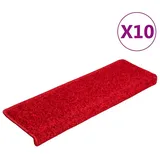 vidaXL Stufenmatten 20 Stk. 65x21x4 cm Rot