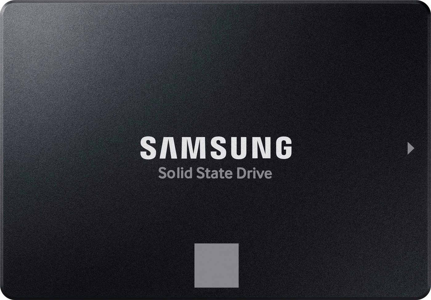 Samsung 870 EVO interne SSD (1 TB) 2,5" 560 MB/S Lesegeschwindigkeit, 530 MB/S Schreibgeschwindigkeit schwarz 1 TB