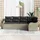 vidaXL Garten-Lounge-Set 5-tlg. hellgrau Polyrattan