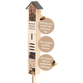 CULT at home Insektenhotel XXL Braun 151 cm x 15,5 cm