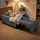 Homcom Schlafsessel 4-in-1 Textil 181 x 43 x 65,5 cm Grau mit Kissen