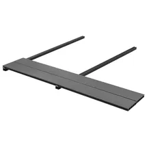 vidaXL Terrassendiele 15 x 220 cm grau