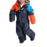 KILLTEC Schneeanzug Kinder Kesley Mini - Skioverall mit Kapuze - 10.000 mm Wassersäule - Skianzug für Jungen und Mädchen, Dunkelnavy, 122/128
