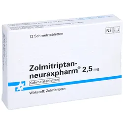 ZOLMITRIPTAN-neuraxpharm 2,5 mg Schmelztabletten 12 St