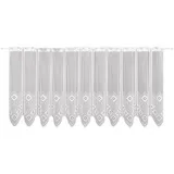 Gerster collection Kurzgardine Fiona 150 x 52 cm Polyester Weiß