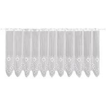 Gerster collection Kurzgardine Fiona 150 x 52 cm Polyester Weiß