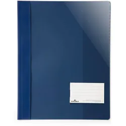 Durable Sichthefter A4 überbreit d.bl mit Fenster und Innentasche