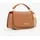 Valentino Iride Umhängetasche Kunstleder Brown