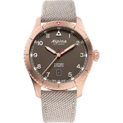 Alpina Startimer Collection Startimer Pilot Automatic 41mm AL-525BR4S24 - braun,beige - 41mm