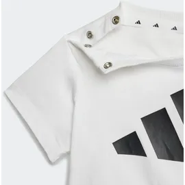 adidas Essentials Big Logo Set Trainingsanzug Schwarz/Weiß 68