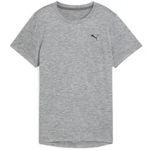 Puma Tad Essential Heather Trainingsshirt Damen 03 medium gray heather XS