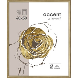 accent by nielsen nielsen Holzrahmen Ascot, 40x50 cm, gold