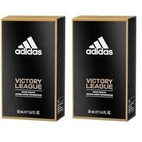 adidas Victory League Eau de Toilette, anregend, langanhaltender Herren-Duft mit ätherischem Öl und Moschus, 50 ml (Packung mit 2)