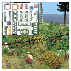 BUSCH 1258 H0 »Natur Pur« Blumen- und Pflanzen-Set