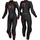 SHIMA Miura RS Damen 1-Teiler Motorrad Lederkombi, (Schwarz/Rot, 42