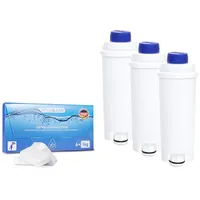 Seltino Spitze Ellipse Wasserfilter Ersatz für DeLonghi Kaffeemaschine 3 St.
