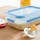 Emsa Frischhaltedose Clip & Close blau 11 cm hoch 3,7 l